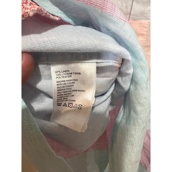 Tommy Bahama Barbados Breeze Linen Long Sleeve Button Up Shirt NWT - Size XXL - Picture 4 of 5